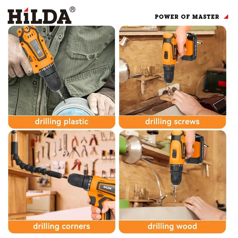 Kit de taladro inalámbrico HILDA