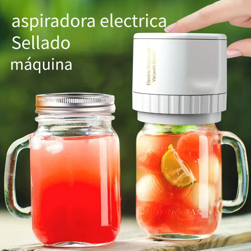 Sellador al vacío para tarros de cristal eléctrico