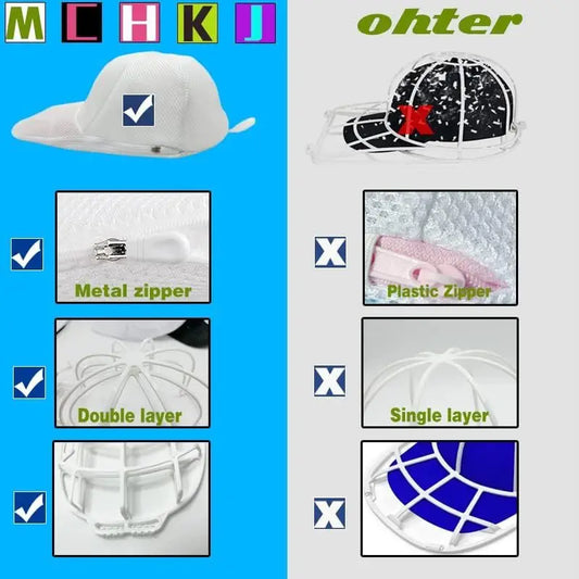 2-Pack Bolsas de Lavado para Gorras