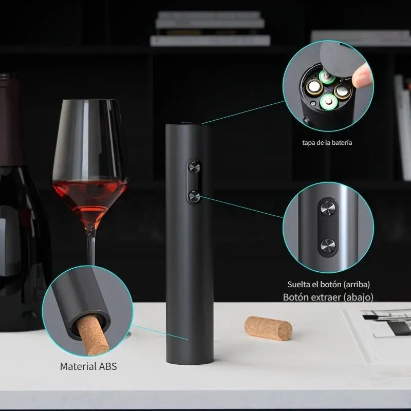 Abridor de Vino Eléctrico Automático