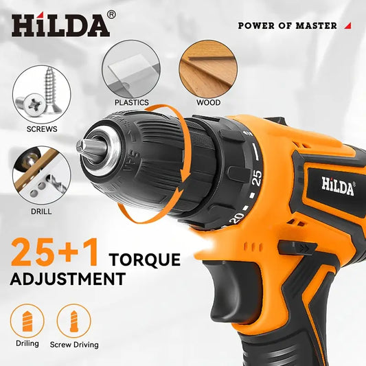 Kit de taladro inalámbrico HILDA